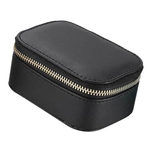 AKOOSY Reise Schmuckbox PU Schmuckaufbewahrung Organizer für Ringe Uhren Tragbare Multifunktionale Schmuckschatulle Kompakter Aufbewahrungskoffer für Damen und Herren Schwarz AKOOSY Reise Schmuckbox PU Schmuckaufbewahrung Organizer für Ringe Uhren Tragbare Multifunktionale Schmuckschatulle Kompakter Aufbewahrungskoffer für Damen und Herren Schwarz von AKOOSY