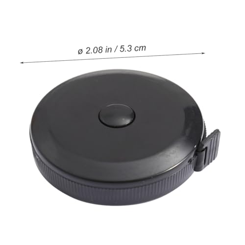 AKOOSY Retraktables Maßband Weich und Reißfest mit Präziser Stoßfestes Gehäuse Flexibles Körpermaßband für Genaue Messungen bei Fitness und Alltag Schwarz AKOOSY Retraktables Maßband Weich und Reißfest mit Präziser Stoßfestes Gehäuse Flexibles Körpermaßband für Genaue Messungen bei Fitness und Alltag Schwarz von AKOOSY