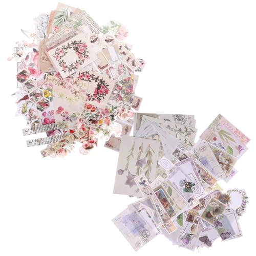 AKOOSY Retro Pflanzenblumen Sticker Set Pack Selbstklebend Scrapbook Papier Dekoratives DIY Bastelpapier für Journaling und Handarbeit AKOOSY Retro Pflanzenblumen Sticker Set Pack Selbstklebend Scrapbook Papier Dekoratives DIY Bastelpapier für Journaling und Handarbeit von AKOOSY