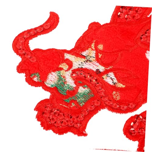 AKOOSY Roter Drachen Aufnäher zum Aufbügeln und Aufnähen Bestickter Stoffpatch für Kleidung Jeans Jacken und Rucksäcke Dekorativer Reparaturflicken im Drachenjahr Design AKOOSY Roter Drachen Aufnäher zum Aufbügeln und Aufnähen Bestickter Stoffpatch für Kleidung Jeans Jacken und Rucksäcke Dekorativer Reparaturflicken im Drachenjahr Design von AKOOSY