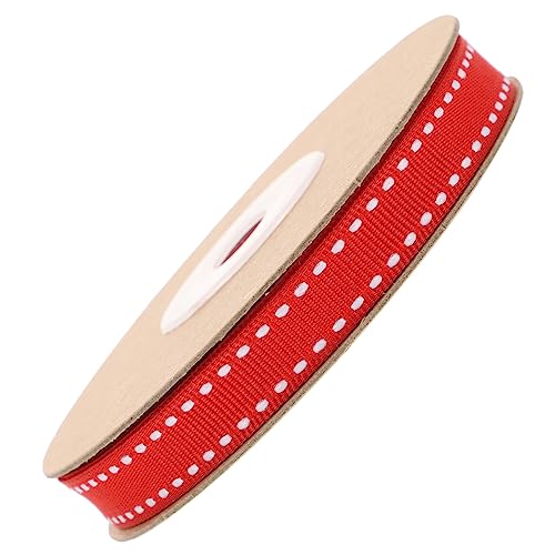 AKOOSY Rotes DIY Geschenkband Breit Glatte Oberfläche Vielseitiges Satinband für Geschenkverpackung Bastelarbeiten Schleifen und Dekorationen Bastelmaterial von AKOOSY