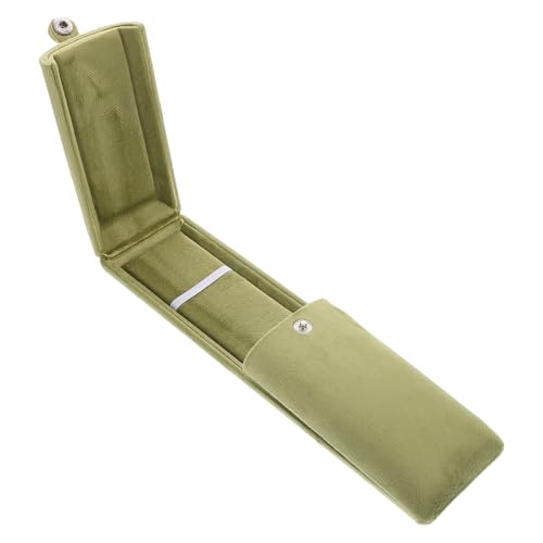 AKOOSY Samtene Schmuckschatulle Langkettige Halskettenbox Reise Schmuck Organizer mit Weichem Innenfutter Großzügiger Stauraum für Anhänger Armbänder Ringe Vielseitige Aufbewahrung Grün AKOOSY Samtene Schmuckschatulle Langkettige Halskettenbox Reise Schmuck Organizer mit Weichem Innenfutter Großzügiger Stauraum für Anhänger Armbänder Ringe Vielseitige Aufbewahrung Grün von AKOOSY