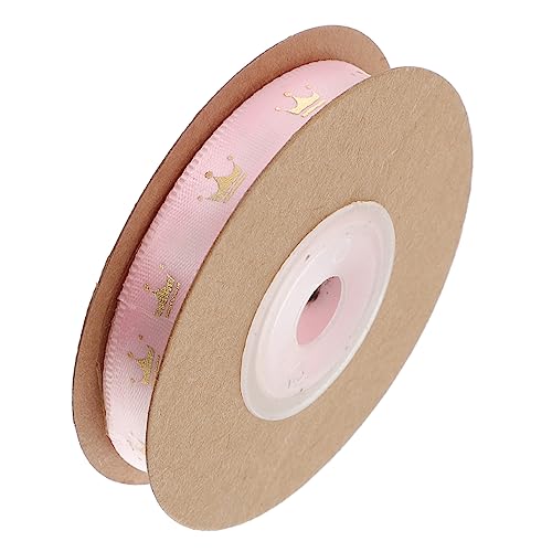 AKOOSY Schleife ribbon ripsband haar pin bastelzeug packete rätsche Geschenkband Kopfbedeckungsband selber machen Material zur Herstellung von Haarspangen dekoratives Band Polyester Rosa von AKOOSY