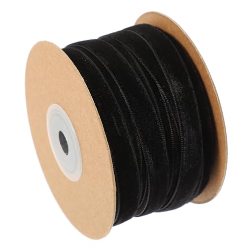 AKOOSY Schwarzes Samtband Geschenkband Stoffband für DIY Geschenkverpackung Hochzeitsdeko Haaraccessoires Hochwertiges Glattes und Langlebiges Dekoband AKOOSY Schwarzes Samtband Geschenkband Stoffband für DIY Geschenkverpackung Hochzeitsdeko Haaraccessoires Hochwertiges Glattes und Langlebiges Dekoband von AKOOSY
