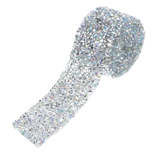 AKOOSY Selbstklebendes Strassband Glitzerndes DIY Diamantband für Kleidung Hochzeiten Dekoration und Bastelprojekte Silber Ab Farbverlauf AKOOSY Selbstklebendes Strassband Glitzerndes DIY Diamantband für Kleidung Hochzeiten Dekoration und Bastelprojekte Silber Ab Farbverlauf von AKOOSY