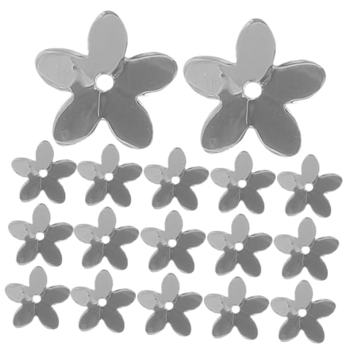 AKOOSY Silberne Fünfflügelige Blüten Pailletten PVC Schmuck Nähzubehör für DIY Handwerk Kleidung Dekoration Langlebig Praktisch AKOOSY Silberne Fünfflügelige Blüten Pailletten PVC Schmuck Nähzubehör für DIY Handwerk Kleidung Dekoration Langlebig Praktisch von AKOOSY