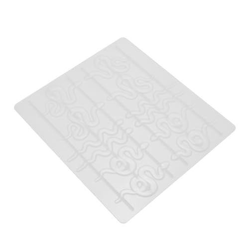 AKOOSY Silikon DIY Gießform Schlangenform Ohrring Anhänger Epoxidharz Schmuckform Wiederverwendbar Glatt für Kreative DIY Schmuckherstellung und Schlüsselanhänger von AKOOSY