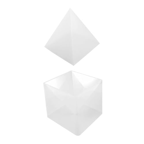 AKOOSY Silikon Gießform Pyramide mit Sockel Flexible Harzform DIY Ornament Gießform für Kunstharz Basteln Kompakt Langlebig für Individuelle Dekorationen von AKOOSY