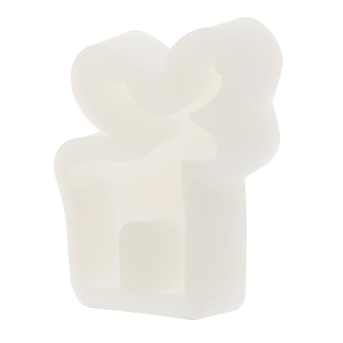 AKOOSY Silikon Kerzengießform Elchform DIY Seifenform Handlich Leicht für Duftkerzen Bastelarbeiten Geschenkideen Weihnachten von AKOOSY