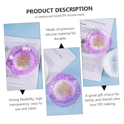 AKOOSY Silikonform Blattform für DIY Epoxidharz Kunst mit Hoher Flexibilität und Transparenz Kleine Aufbewahrungsbox Gießform für Schmuck und Dekoration Einfach zu Reinigen und von AKOOSY