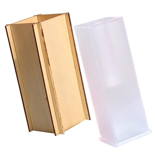 AKOOSY Silikonform Blumenvase Kuboid DIY Epoxidharz Vase Gießform Transparent Pen Holder Potted Plant Desktop Organizer AKOOSY Silikonform Blumenvase Kuboid DIY Epoxidharz Vase Gießform Transparent Pen Holder Potted Plant Desktop Organizer von AKOOSY