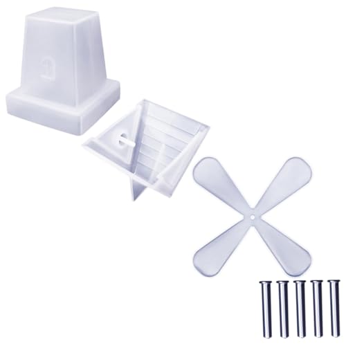 AKOOSY Silikonform DIY Windmühle Silikon Gießform Flexibel Langlebig für Basteln Schmuckherstellung Anfänger Geeignet von AKOOSY