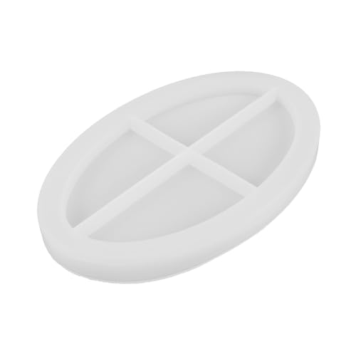 AKOOSY Silikonform Ovaler Tray Gießform Schmucktablett Flexibel Langlebig DIY Epoxidharz Keramikform mit Glattem Innenraum für Individuelle Dekoration und Aufbewahrung von AKOOSY