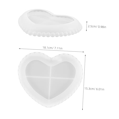 AKOOSY Silikonform Schmuckschatulle Flexibel Weich Rutschfest DIY Aufbewahrungsbox Gießform für Harz Schmuckhalter Sicher Langlebig Praktisch von AKOOSY