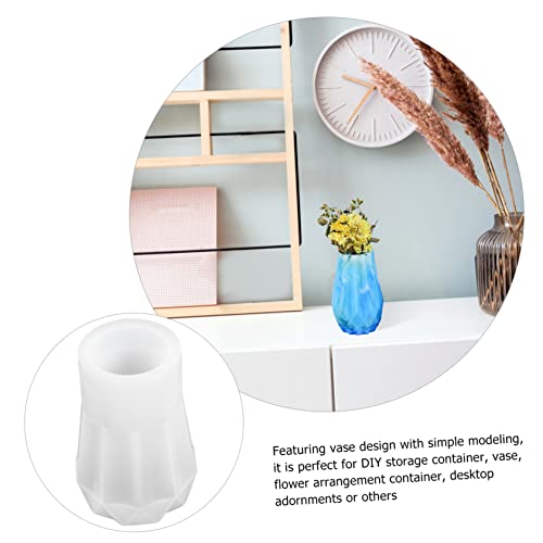 AKOOSY Silikonform Vase DIY Gießform Epoxidharz Resin Form Rissfest Wiederverwendbar für Stifthalter Blumenarrangement Desktopdeko Kreativgestaltung AKOOSY Silikonform Vase DIY Gießform Epoxidharz Resin Form Rissfest Wiederverwendbar für Stifthalter Blumenarrangement Desktopdeko Kreativgestaltung von AKOOSY