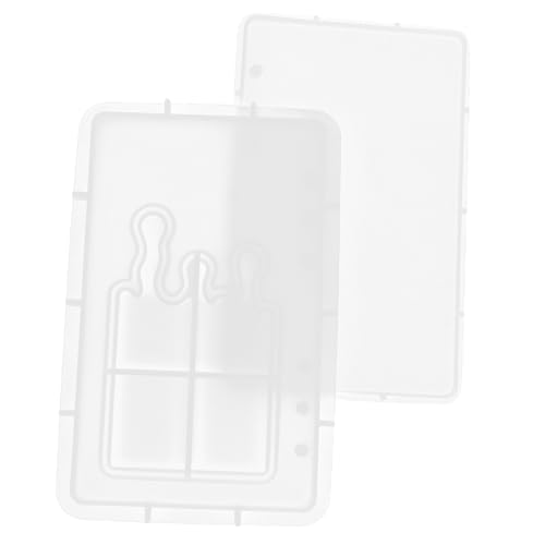 AKOOSY Silikonform für Epoxidharz DIY Bastelset Flexible Hitzebeständige Bookmark gießform Wiederverwendbar Vielseitig für Notizbuchhüllen und Kreative Handarbeiten Eiscreme design von AKOOSY