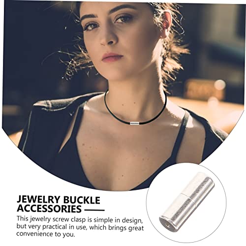 AKOOSY Sterlingsilber Perlen Schmuck Schraubverschluss Goldbeschichtung Rundes DIY Kettenverschluss Zubehör für Armbänder und Halsketten zum Selbermachen AKOOSY Sterlingsilber Perlen Schmuck Schraubverschluss Goldbeschichtung Rundes DIY Kettenverschluss Zubehör für Armbänder und Halsketten zum Selbermachen von AKOOSY