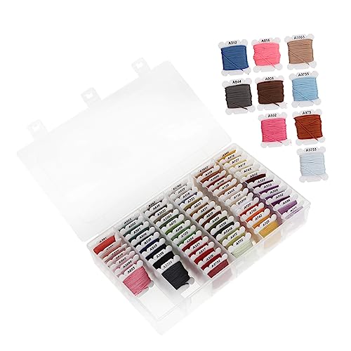 AKOOSY Stickfäden Farben Lange Stickgarne für Kreuzstich DIY Handwerk und Armbänder für Projekte und Bastelarbeiten AKOOSY Stickfäden Farben Lange Stickgarne für Kreuzstich DIY Handwerk und Armbänder für Projekte und Bastelarbeiten von AKOOSY