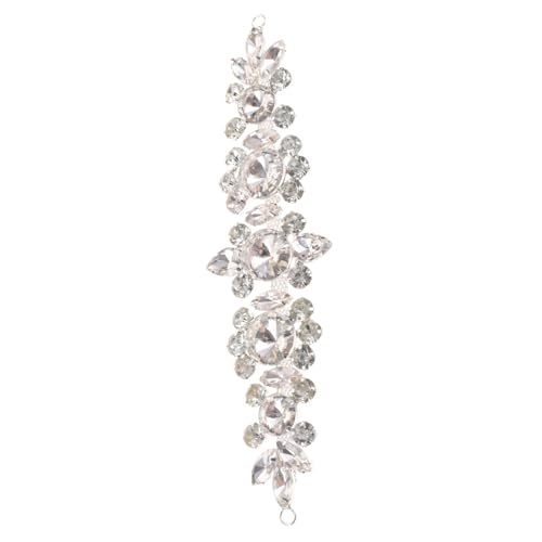 AKOOSY Strass Applikation Blumenmuster Glitzer Patch zum Aufnähen für Brautkleider Hochzeit Abendkleider Schuhdeko Langlebig und Kreativ Vielseitig für DIY Kleidung Schuhe Zubehör AKOOSY Strass Applikation Blumenmuster Glitzer Patch zum Aufnähen für Brautkleider Hochzeit Abendkleider Schuhdeko Langlebig und Kreativ Vielseitig für DIY Kleidung Schuhe Zubehör von AKOOSY