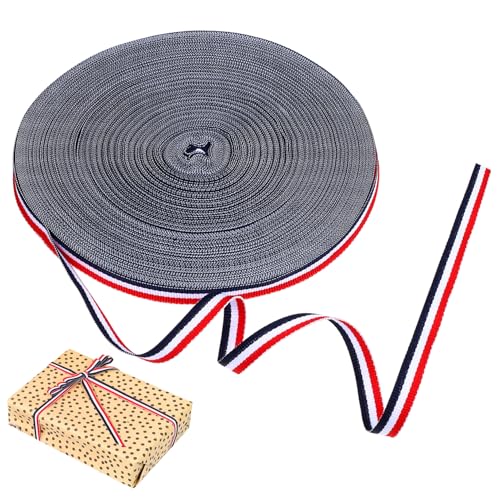 AKOOSY Streifenband Rolle Polyester für Hochzeitsdekoration Geschenkverpackung und Bastelprojekte Rot Weiß AKOOSY Streifenband Rolle Polyester für Hochzeitsdekoration Geschenkverpackung und Bastelprojekte Rot Weiß von AKOOSY