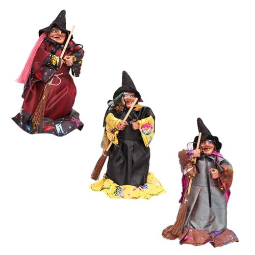 AKOOSY Teiliges Halloween Hexenpuppen Langlebige Party Dekorationen für Tisch Wand und Tür Sichere Gruselige Puppen in Mischfarben für Halloween Feiern und Geschenke AKOOSY Teiliges Halloween Hexenpuppen Langlebige Party Dekorationen für Tisch Wand und Tür Sichere Gruselige Puppen in Mischfarben für Halloween Feiern und Geschenke von AKOOSY