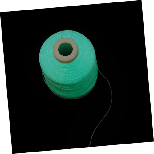 AKOOSY The dark Polyester Stickgarn für Kleidung und Taschen Hautfreundlicher Vielseitiger Nähfaden zum Sticken und Handarbeiten Leuchtender Stickfaden in Blau von AKOOSY