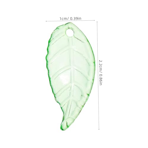 AKOOSY Transparent Acryl Blattperlen mit Großem für DIY Schmuckherstellung Halsketten Armbänder Bastelperlen Zubehör für Erwachsene AKOOSY Transparent Acryl Blattperlen mit Großem für DIY Schmuckherstellung Halsketten Armbänder Bastelperlen Zubehör für Erwachsene von AKOOSY