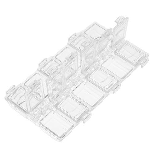 AKOOSY Transparente Aufbewahrungsbox aus Acryl mit Fächern Nail Charm Organizer für Nagelkunst Vielseitiger Schmuck Zubehör organizer Langlebiger und Moderner Aufbewahrungsbehälter AKOOSY Transparente Aufbewahrungsbox aus Acryl mit Fächern Nail Charm Organizer für Nagelkunst Vielseitiger Schmuck Zubehör organizer Langlebiger und Moderner Aufbewahrungsbehälter von AKOOSY