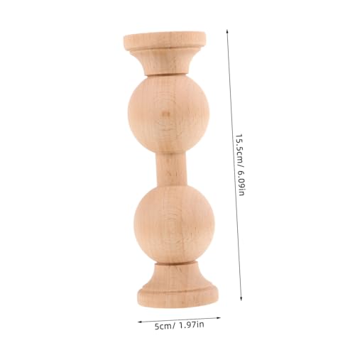 AKOOSY Unlackierte Holzsäulenknöpfe Handgeschnitzte Europäische Holzpfostenaufsätze Für Bettpfosten Treppengeländer Gardinenstangen DIY Wohnkultur AKOOSY Unlackierte Holzsäulenknöpfe Handgeschnitzte Europäische Holzpfostenaufsätze Für Bettpfosten Treppengeländer Gardinenstangen DIY Wohnkultur von AKOOSY