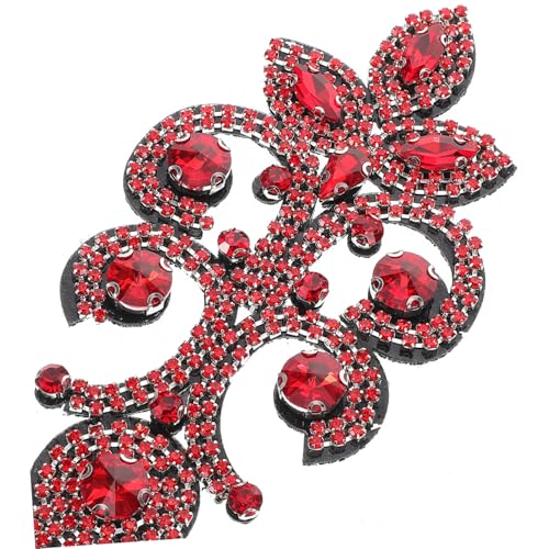 AKOOSY Vintage Strass Quasten Schulterklappen Handgefertigt Luxuriöse Epauletten für Hochzeiten Festliche Kleider und Besondere Anlässe Rote DIY Schulterdekoration AKOOSY Vintage Strass Quasten Schulterklappen Handgefertigt Luxuriöse Epauletten für Hochzeiten Festliche Kleider und Besondere Anlässe Rote DIY Schulterdekoration von AKOOSY