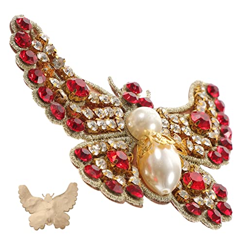 AKOOSY Wasserdichter Schmetterling Strass Bügelpatch Rote DIY Applikation für Kleidung Schuhe Hüte Reparatur und Dekoration AKOOSY Wasserdichter Schmetterling Strass Bügelpatch Rote DIY Applikation für Kleidung Schuhe Hüte Reparatur und Dekoration von AKOOSY