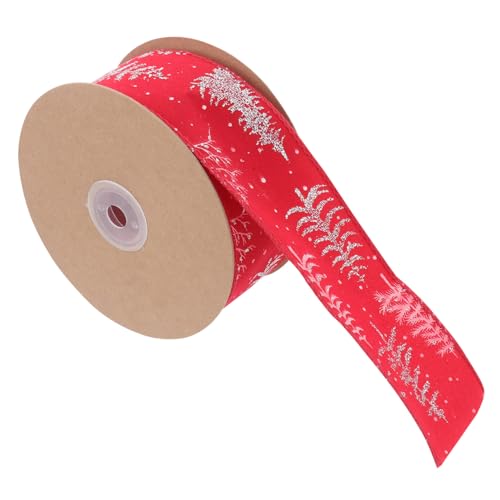 AKOOSY Weihnachtsschleife Band Weihnachtsbaum Deko Geschenkband Xmas Geschenkverpackung DIY Cake Dekoration Bastelmaterial Festliche Schleifen von AKOOSY