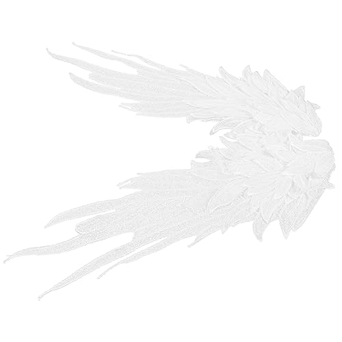 AKOOSY Weiße Engel Flügel Patches aus Mehrlagiger Bestickter Spitze Langlebige DIY Applikationen zum Aufnähen für Kleidung Kleider und Reparaturen AKOOSY Weiße Engel Flügel Patches aus Mehrlagiger Bestickter Spitze Langlebige DIY Applikationen zum Aufnähen für Kleidung Kleider und Reparaturen von AKOOSY
