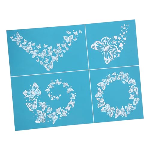 AKOOSY Wiederverwendbare Diy Siebdruck Schablone Hochwertigem Waschbarem Netzmaterial mit Schmetterlingsmuster Langlebig und Formstabil für Textilmalerei Basteln und Heimdekoration AKOOSY Wiederverwendbare Diy Siebdruck Schablone Hochwertigem Waschbarem Netzmaterial mit Schmetterlingsmuster Langlebig und Formstabil für Textilmalerei Basteln und Heimdekoration von AKOOSY