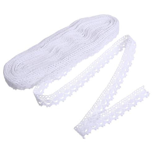 AKOOSY Yards Baumwollspitze Breit Reine Baumwolle Spitzenborte zum Nähen DIY Kleidungsdekoration Vielseitiges Spitzenband für Bekleidung Vorhänge Tischdecken und Handwerksprojekte AKOOSY Yards Baumwollspitze Breit Reine Baumwolle Spitzenborte zum Nähen DIY Kleidungsdekoration Vielseitiges Spitzenband für Bekleidung Vorhänge Tischdecken und Handwerksprojekte von AKOOSY
