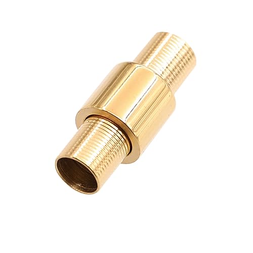 AKOOSY Zubehör zur Schmuckherstellung armband zubehör armbandverschluss Armband Schnalle Schmuckverschlüsse Lederband Zubehör DIY Schmuck Zubehör Magnetverschlüsse Armbandverbinder Golden von AKOOSY