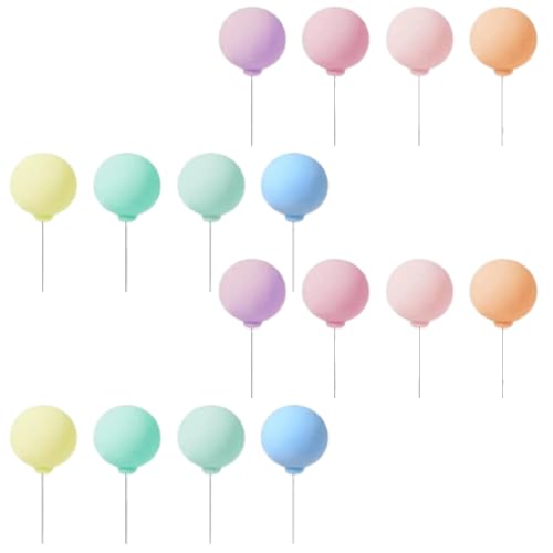 16 x Ballon-Kuchenaufsätze, bunte Mini-Luftballons für Boho-Geburtstag, Babyparty, Hochzeit, Jahrestag und Party-Kuchendekoration 16 x Ballon-Kuchenaufsätze, bunte Mini-Luftballons für Boho-Geburtstag, Babyparty, Hochzeit, Jahrestag und Party-Kuchendekoration von AKSIQIOL