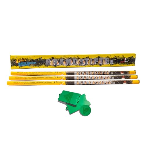 AKTIVHANDEL Brandstifter, 3 Allwetter-Zündlichter für Feuerwerk und Böller, Feuerwerk der Kategorie F1, für Silvester, Geburtstag und andere Feiern, inkl. Einkaufswagenchip AKTIVHANDEL Brandstifter, 3 Allwetter-Zündlichter für Feuerwerk und Böller, Feuerwerk der Kategorie F1, für Silvester, Geburtstag und andere Feiern, inkl. Einkaufswagenchip von AKTIVHANDEL