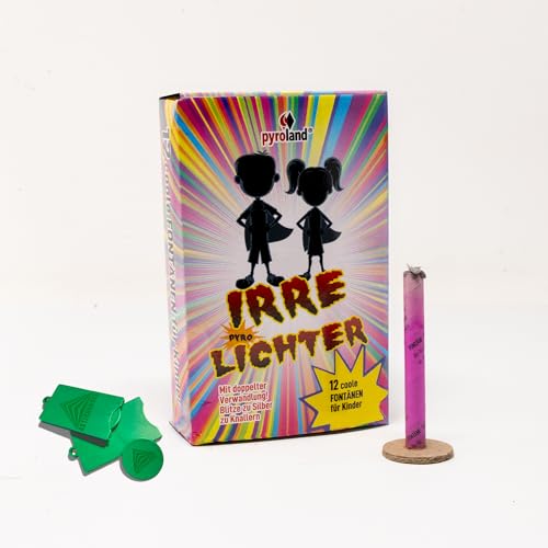 AKTIVHANDEL Irre Lichter, 12 Fontänen für Kinder, mit verschiedenen Phasen, Tischfeuerwerk für Geburtstag, Hochzeit und andere Feiern, inkl. Einkaufswagenchip AKTIVHANDEL Irre Lichter, 12 Fontänen für Kinder, mit verschiedenen Phasen, Tischfeuerwerk für Geburtstag, Hochzeit und andere Feiern, inkl. Einkaufswagenchip von AKTIVHANDEL