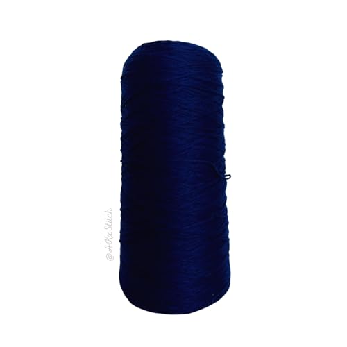 AKxStitch CXC 823 Blauer dunkler Kreuzstich-Garnkegel, farblich passend zu DMC, 6-strängige Stickgarn-Baumwollseide, Meterware (40 Meter) von AKxStitch