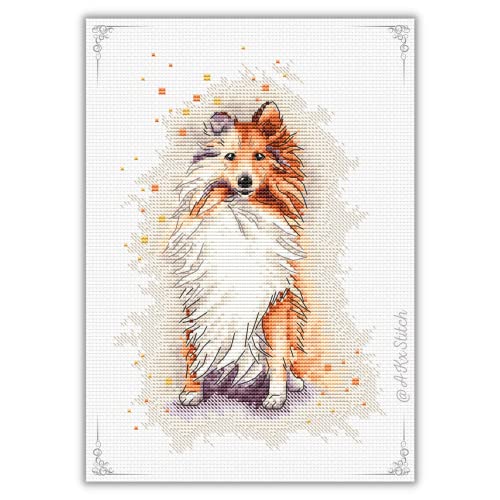 AKxStitch Sheltie Kreuzstich-Set, Bordüre Rough Collie, Lassie / Rot Weiß Hund Stickmuster und DMC Supplies, Tierliebhaber Haustier Mama Papa Geschenk AKxStitch Sheltie Kreuzstich-Set, Bordüre Rough Collie, Lassie / Rot Weiß Hund Stickmuster und DMC Supplies, Tierliebhaber Haustier Mama Papa Geschenk von AKxStitch