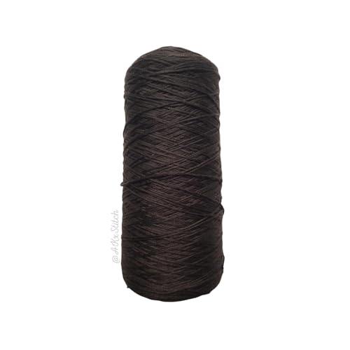 CXC 3371 schwarz braun Kreuzstichgarn Kegel, Farbe passend zu DMC, Stickgarn, Baumwollgarn, Meterware (100 Meter) von AKxStitch