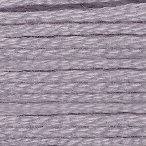 CXC Amo DMC 1–35 Kreuzstich-Stickgarn, komplettes Set, farbechte Baumwollseide, farblich passende DMC (27 – Weißviolett) von AKxStitch