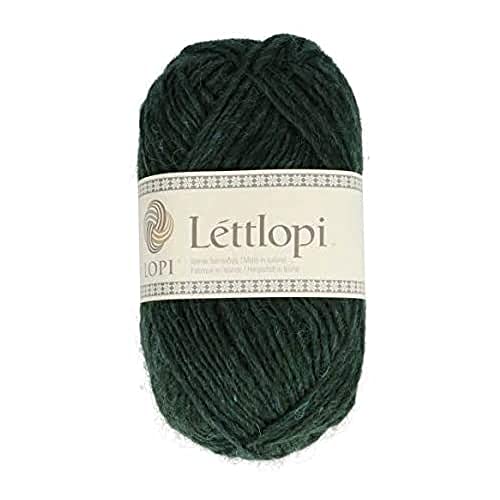 ÁLAFOSS - Icelandic wool yarn 1522-1405 Garn, Bottle green heather, 50g/1.75oz. 100m/109yd, 100 Meter von ÁLAFOSS - Icelandic wool yarn
