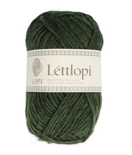 ÁLAFOSS - Icelandic wool 1522-1407 Garn, Pine green heather, 50g/1.75oz. 100m/109yd, 100 Meter von ÁLAFOSS - Icelandic wool