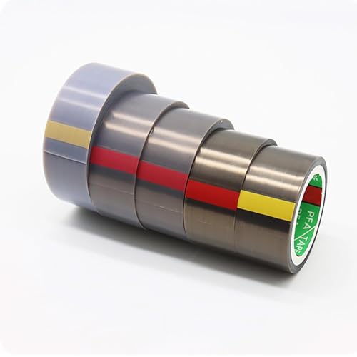 0,08 mm dickes Teflonband, 50–70 mm breites PTFE-Klebeband for Vakuumiermaschinen und die Elektroindustrie, 10 Meter lang(50mm) von ALANIZ