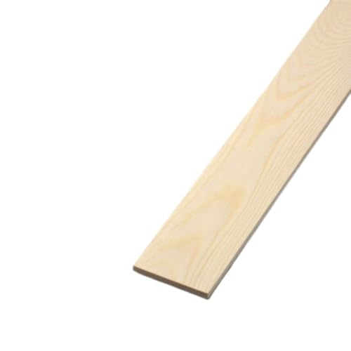1 x massives Kiefernbrett, Dicke 3/5/8 mm, rechteckige Holzstreifen, DIY-Modell, Material, Handwerk, Dekoration, Teile (250 x 30 x 8 mm) von ALANIZ