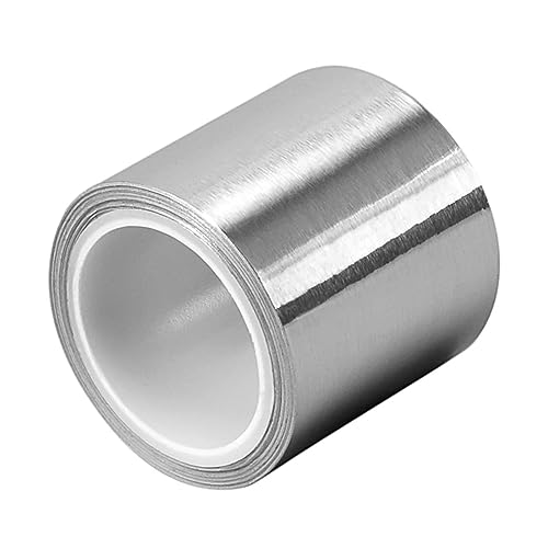ALANIZ Aluminiumfolienband, Hochleistungs-Aluminiumfolien-Klebeband, Hochtemperatur-Versiegelung und -Flicken, Länge: 20 m, Dicke: 0,15 mm(5cm) von ALANIZ