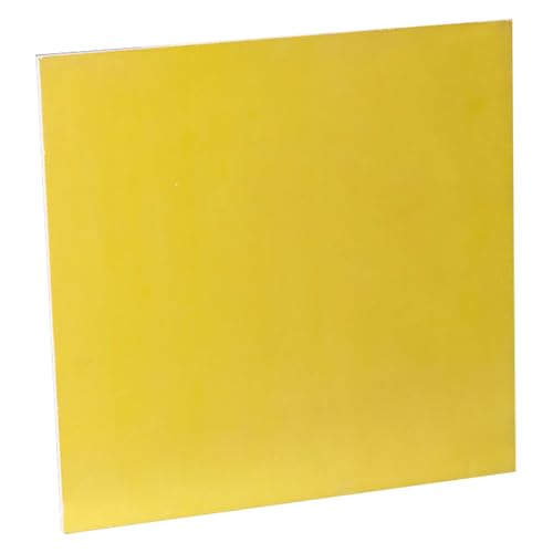 ALANIZ Isolierplatte Epoxidharz 3240, Glasfaserplatte, 250 mm x 250 mm, hitzebeständige elektrische Isolierplatte – langlebige FR4-Laminatplatte for DIY-Akkupacks(3mm 1Pcs) von ALANIZ