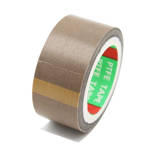 ALANIZ Teflonband, 0,08 mm dick, 25–40 mm breit, PTFE-Klebeband for Vakuumiermaschinen und die Elektroindustrie, 10 Meter lang(38mm) von ALANIZ